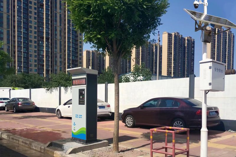 廣州水投集團凈水公司市政中水智能取水機再生水加水設(shè)備